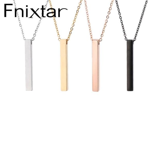 fnixtar круглая площадь бар ожерелье из нержавеющей стали четыре стороны diy пользовательских персонализированные ожерелье имя 5шт / серия, Silver
fnixtar круглая площадь бар ожерелье из нержавеющей стали четыре стороны diy пользовательских персонализированные ожерелье имя 5шт / серия, Silver