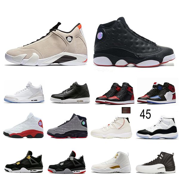 14s Top Quality Mens Basketball Shoes 4s Platinum Tint Cap And Gown Concord 13s Legend High-top basketball shoes sneakers 3s sports shoes
14s Top Quality Mens Basketball Shoes 4s Platinum Tint Cap And Gown Concord 13s Legend High-top basketball shoes sneakers 3s sports shoes