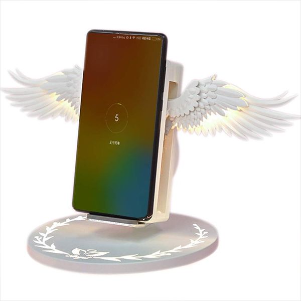 wireless charger angel wing night light mobile phone wireless charger for android iphone usb fast charging 10w 
wireless charger angel wing night light mobile phone wireless charger for android iphone usb fast charging 10w