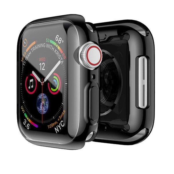 Compatible With Apple Watch Series 4 40mm / 44mm Series3 38mm /42mm Clear Black Soft TPU Case Cover With Screen Protector
Compatible With Apple Watch Series 4 40mm / 44mm Series3 38mm /42mm Clear Black Soft TPU Case Cover With Screen Protector