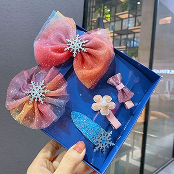 super cute gradient color gauze ice princess big bow hairpin hair clip hair accessories props, 5 pcs set with gift box for daughter, Black;brown
super cute gradient color gauze ice princess big bow hairpin hair clip hair accessories props, 5 pcs set with gift box for daughter, Black;brown