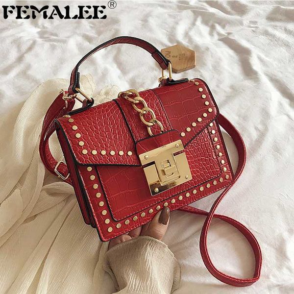 rivet rimmed messenger bag female croco-effect pu leather chains small square bag women turn-lock shoulder crossbody bags
rivet rimmed messenger bag female croco-effect pu leather chains small square bag women turn-lock shoulder crossbody bags