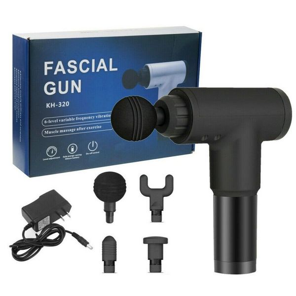 6 speed massage gun percussion massager tissue muscle vibrating relaxing 4 heads
6 speed massage gun percussion massager tissue muscle vibrating relaxing 4 heads