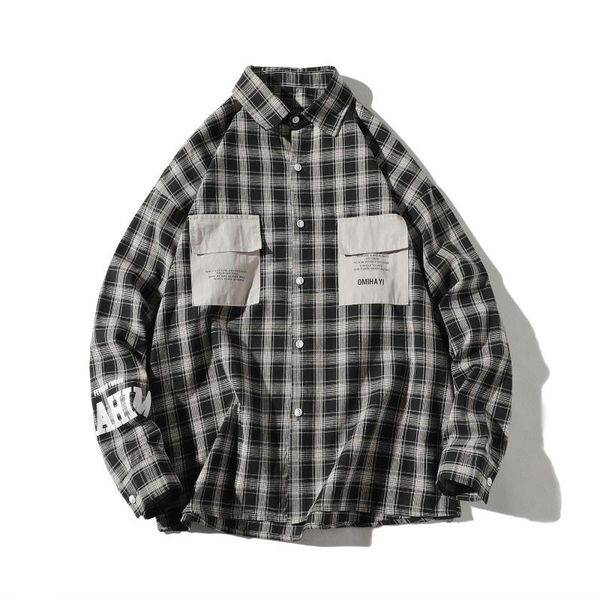 plaid shirt 2020 new autumn winter flannel red checkered shirt men shirts long sleeve chemise homme cotton male check shirts, White;black
plaid shirt 2020 new autumn winter flannel red checkered shirt men shirts long sleeve chemise homme cotton male check shirts, White;black