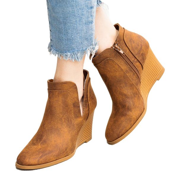 women boots winter boots classic ankle pu leather winter suede slip-on women shoes 35-43 new 2019 fashion, Black
women boots winter boots classic ankle pu leather winter suede slip-on women shoes 35-43 new 2019 fashion, Black