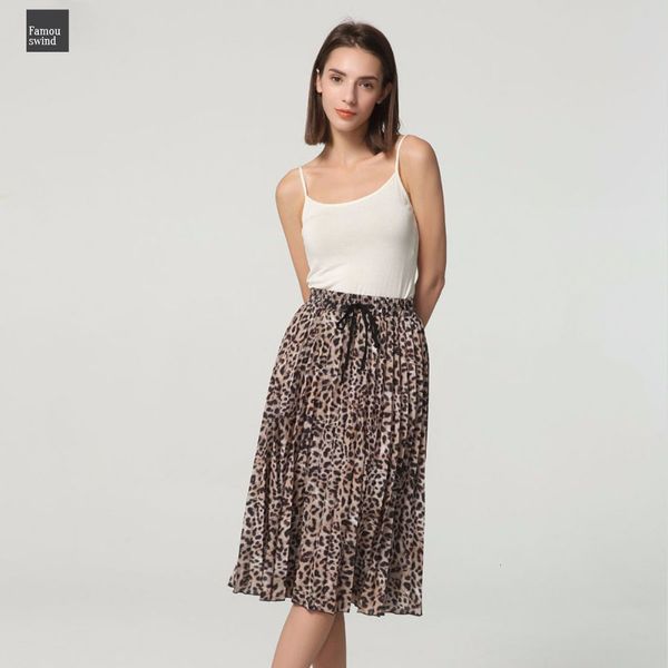 women stylish leopard pleated skirt print snake mujer tie elastic waist casual mid calf skirts drawstring ba108, Black
women stylish leopard pleated skirt print snake mujer tie elastic waist casual mid calf skirts drawstring ba108, Black