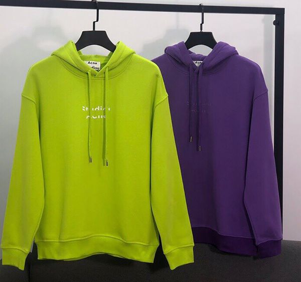 acne mens womens hoodies luxury designer hoodie 2020ss new fluorescent green hoodie fashion purple hoodie, Black;brown
acne mens womens hoodies luxury designer hoodie 2020ss new fluorescent green hoodie fashion purple hoodie, Black;brown
