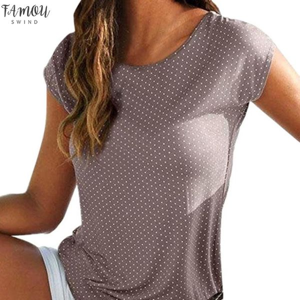 womens and blouses casual blouses woman short sleeve shirt round neck dots blouse chemise femme haut 4.9l3, White
womens and blouses casual blouses woman short sleeve shirt round neck dots blouse chemise femme haut 4.9l3, White