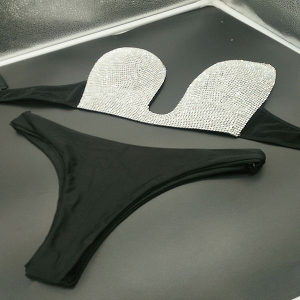 2019 diamond swimsuit bikini popular swimsuit high-end nightclub bikini nightclub clothes, White;black
2019 diamond swimsuit bikini popular swimsuit high-end nightclub bikini nightclub clothes, White;black
