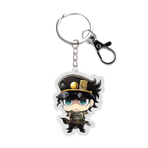 1pcs anime jojos bizarre adventure acrylic keychain transparent pendant backpack key pendant, Silver
1pcs anime jojos bizarre adventure acrylic keychain transparent pendant backpack key pendant, Silver