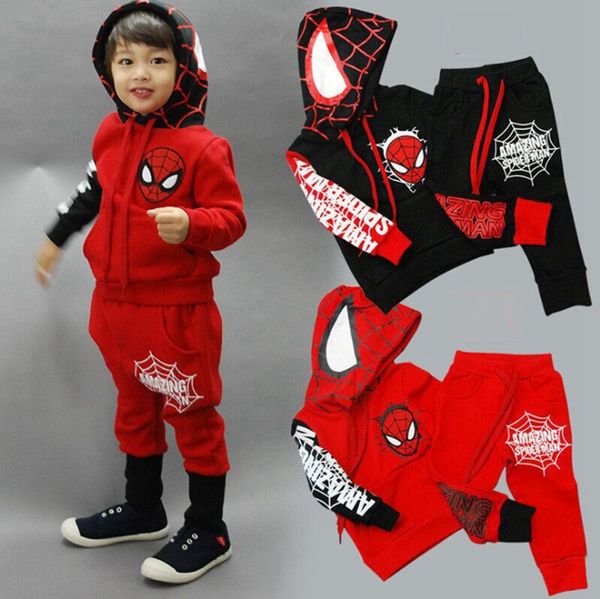 kids boy outfits spider man toddler boys hoodie pants 2pcs sets long sleeve children clothing sets kids clothing 2 designs ol06, White
kids boy outfits spider man toddler boys hoodie pants 2pcs sets long sleeve children clothing sets kids clothing 2 designs ol06, White