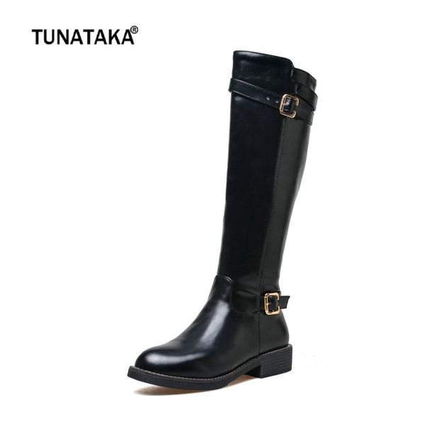 women's pu leather knee high boots thick low heel fashion boots zipper buckle winter ladies shoes brown black
women's pu leather knee high boots thick low heel fashion boots zipper buckle winter ladies shoes brown black