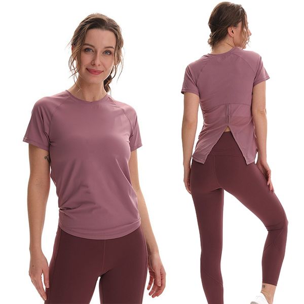split back yoga shirt women sportswear sport shirt for fitness breathable gym workout running t-shirt fitness clothes, White;red
split back yoga shirt women sportswear sport shirt for fitness breathable gym workout running t-shirt fitness clothes, White;red