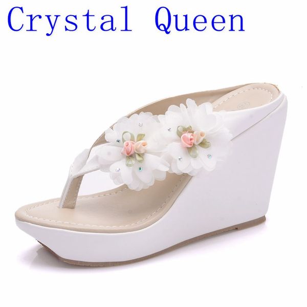 crystal summer women's flip-flop sandals platform flip flops slippers sandals swing wedges women shoes plus size, Black
crystal summer women's flip-flop sandals platform flip flops slippers sandals swing wedges women shoes plus size, Black