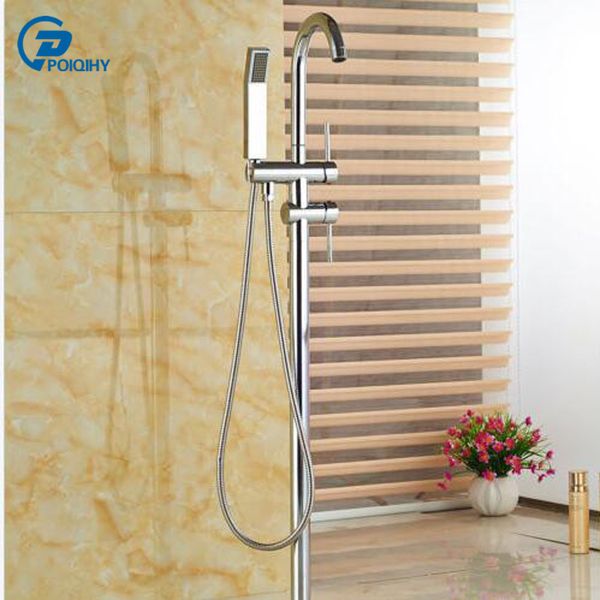 poiqihy chrome finished floor tub filler tub faucet mixer tap chrome floor bathtub faucet hand sprayer
poiqihy chrome finished floor tub filler tub faucet mixer tap chrome floor bathtub faucet hand sprayer