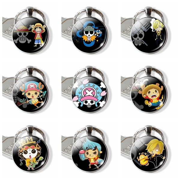 cute one piece keychain pirate monkey d. luffy glass cabochon pendant key chain fashion anime jewelry for one piece fans, Silver
cute one piece keychain pirate monkey d. luffy glass cabochon pendant key chain fashion anime jewelry for one piece fans, Silver