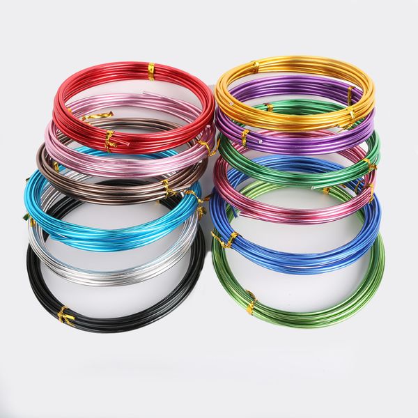 3-10 meters anadized round aluminum wire 1mm/1.5mm/2mm/2.5mm versatile painted aluminium metal wire, for diy jewelry findings, Blue;slivery
3-10 meters anadized round aluminum wire 1mm/1.5mm/2mm/2.5mm versatile painted aluminium metal wire, for diy jewelry findings, Blue;slivery