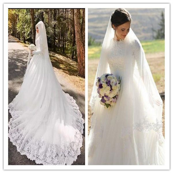 plus size wedding dresses saudi arabic dubai middle east muslim a-lilace wedding dress high neck long sleeves appliques bridal wedding gowns, White
plus size wedding dresses saudi arabic dubai middle east muslim a-lilace wedding dress high neck long sleeves appliques bridal wedding gowns, White