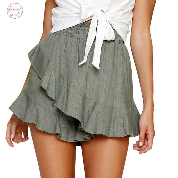 new 2019 women shorts summer ruched mini skirt shorts feminino high waist ruffle short pants skirt for women, Black
new 2019 women shorts summer ruched mini skirt shorts feminino high waist ruffle short pants skirt for women, Black