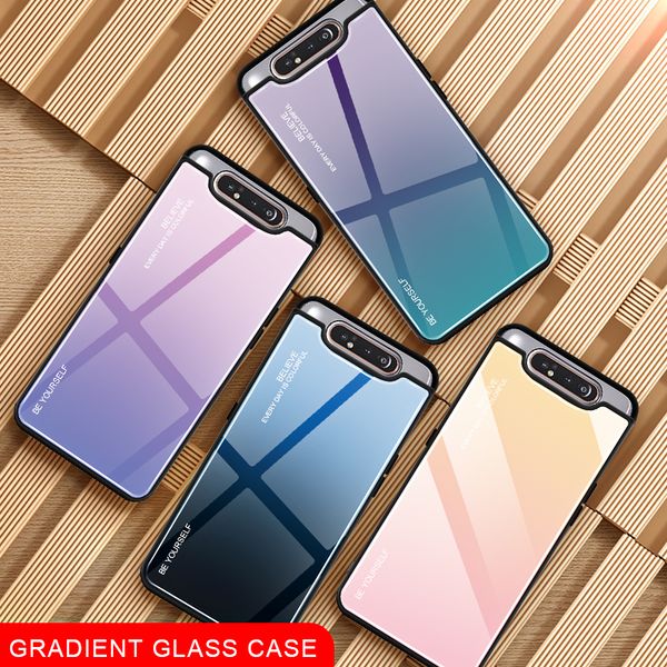 gradient glass phone case for samsung galaxy a80 a90 a 80 90 a case for samsun sm a805f 90a 80a cover shell safety fundas capa 
gradient glass phone case for samsung galaxy a80 a90 a 80 90 a case for samsun sm a805f 90a 80a cover shell safety fundas capa