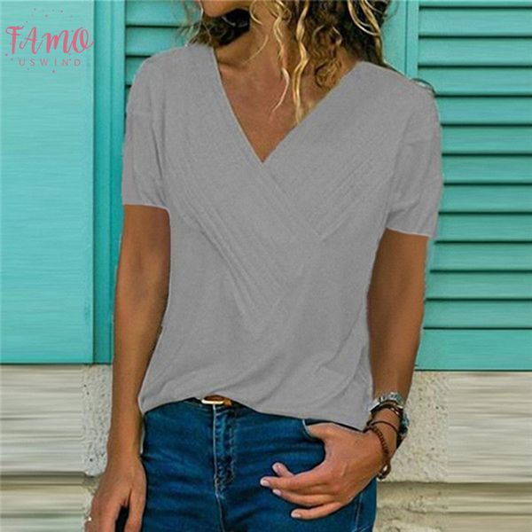 белая футболка v neck для 2019 summer solid cotton tshirt вскользь с коротким рукавом sexy t shirt basic plus размер tops, White
белая футболка v neck для 2019 summer solid cotton tshirt вскользь с коротким рукавом sexy t shirt basic plus размер tops, White
