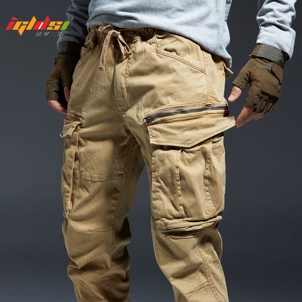 men's joggers cargo pants multi pockets style tactical pants cotton male outwear straight casual long trousers for men, Black
men's joggers cargo pants multi pockets style tactical pants cotton male outwear straight casual long trousers for men, Black