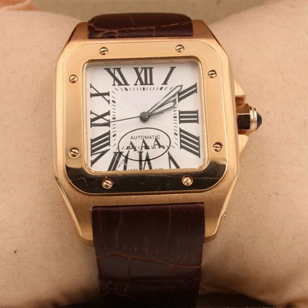 watch men sants 40mm cartil automatic mechanical movement watch stainless steel model watches royal oaks no battery 80, Slivery;brown
watch men sants 40mm cartil automatic mechanical movement watch stainless steel model watches royal oaks no battery 80, Slivery;brown