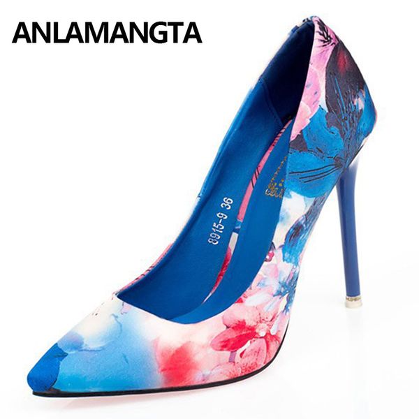 women's super high stiletto heels shoes printing flower shoes pointy toe slip on party wedding sexy, Black
women's super high stiletto heels shoes printing flower shoes pointy toe slip on party wedding sexy, Black