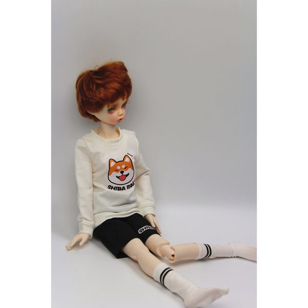 stylish 1/4 bjd doll casual clothes accessories cartoon pullover sweatshirt 
stylish 1/4 bjd doll casual clothes accessories cartoon pullover sweatshirt