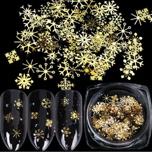 3d snowflakes gold nail art sticker decals self adhesive diy colorful flower nail decoration christmas manicure sequin decor, Silver;gold
3d snowflakes gold nail art sticker decals self adhesive diy colorful flower nail decoration christmas manicure sequin decor, Silver;gold