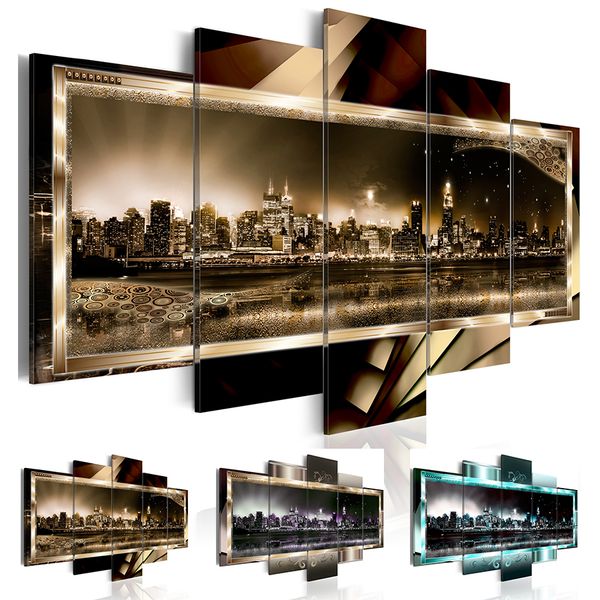 5 pcs/set canvas print (no frame) abstract new york city landscape night view wall decoration canvas painting for living room gifts for frie
5 pcs/set canvas print (no frame) abstract new york city landscape night view wall decoration canvas painting for living room gifts for frie