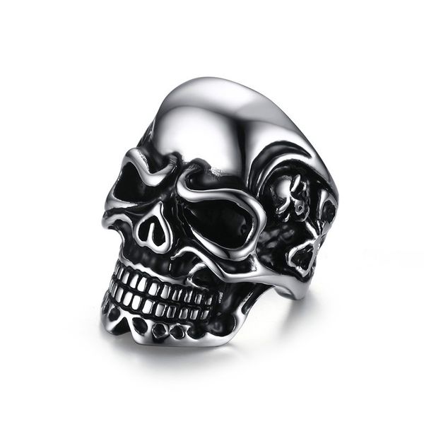 men's vintage large stainless steel rings band silver black skull bone gothic tribal biker jewelry size 7-12 rc-280mg, Golden;silver
men's vintage large stainless steel rings band silver black skull bone gothic tribal biker jewelry size 7-12 rc-280mg, Golden;silver