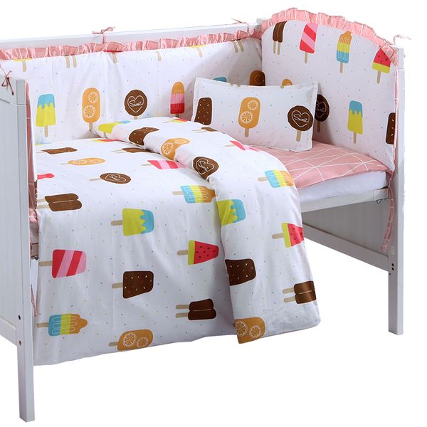 6/9pcs infant cribs bumper washable newborn baby bedding baby cribs set safety fence 120*60/120*70cm
6/9pcs infant cribs bumper washable newborn baby bedding baby cribs set safety fence 120*60/120*70cm