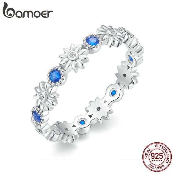 bamoer blue daisy stackable finger rings for women femme bijoux 925 sterling silver korean fashion wedding jewelry bsr056, Golden;silver
bamoer blue daisy stackable finger rings for women femme bijoux 925 sterling silver korean fashion wedding jewelry bsr056, Golden;silver