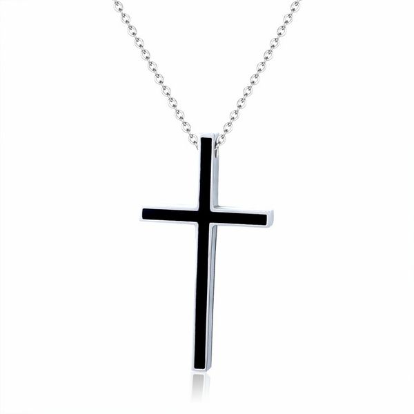 2020 zex288 new simple personality black drop oil cross necklace men and women trend smooth jesus geometry titanium steel pendant, Silver
2020 zex288 new simple personality black drop oil cross necklace men and women trend smooth jesus geometry titanium steel pendant, Silver