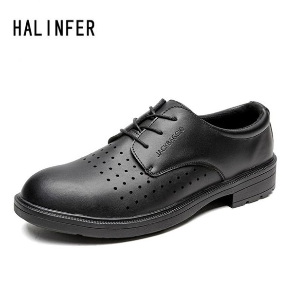 halinfer new men steel toe safety shoes summer breathable leather work boots with antu-static outdoor puncture proof shoes, Black
halinfer new men steel toe safety shoes summer breathable leather work boots with antu-static outdoor puncture proof shoes, Black