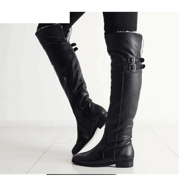 genuine leather +PU women shoes winter knee high boots casual out-door shoes black warm fur snow boots woman platform shoe
genuine leather +PU women shoes winter knee high boots casual out-door shoes black warm fur snow boots woman platform shoe