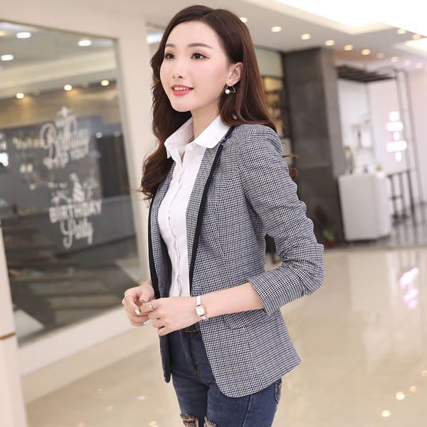 fashion jackets women winter vintage office lady slim business plaid blazer coats elegant ladies overcoat, White;black
fashion jackets women winter vintage office lady slim business plaid blazer coats elegant ladies overcoat, White;black
