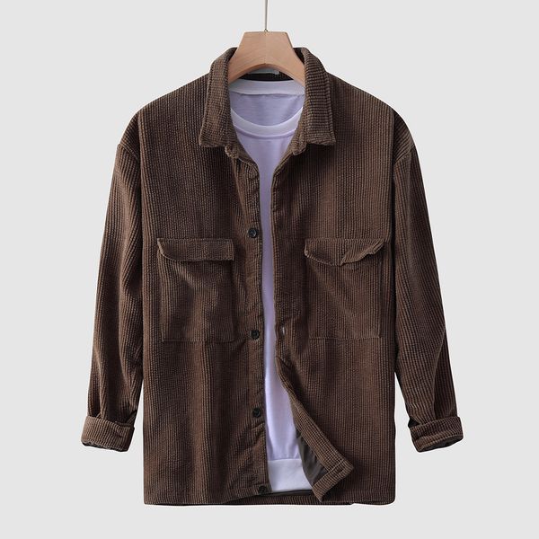 autumn corduroy jacket men fashion retro solid color casual pockets jacket man streetwear hip hop loose coat large size -3xl, White;black
autumn corduroy jacket men fashion retro solid color casual pockets jacket man streetwear hip hop loose coat large size -3xl, White;black