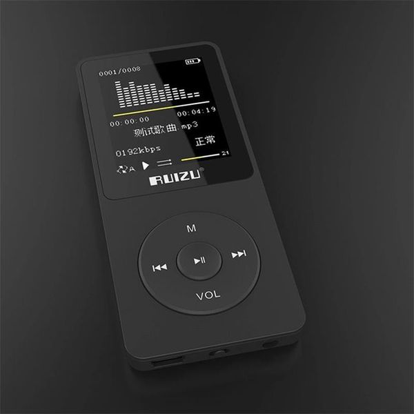 mp3 music player ruizu x02 4gb portable mp3 can play 80 hour with fm radio, e-book, clock, voice recorder original earphone
mp3 music player ruizu x02 4gb portable mp3 can play 80 hour with fm radio, e-book, clock, voice recorder original earphone