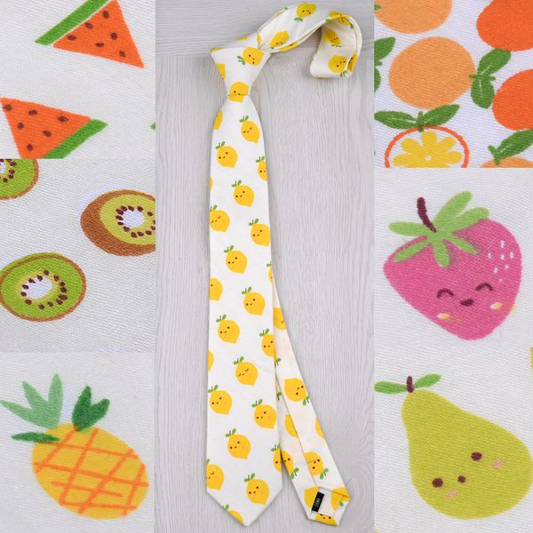 interesting fruit tie trend male and female students korean college tie with fashion man neckties, Black;gray
interesting fruit tie trend male and female students korean college tie with fashion man neckties, Black;gray