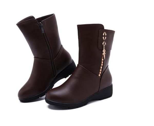 women's winter shoes natural wool leather women winter boot boots brand women winter shoes, Black
women's winter shoes natural wool leather women winter boot boots brand women winter shoes, Black