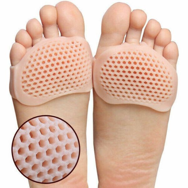 1pair cushion pain relief forefoot pad soft silicone reusable honeycomb type anti slip elastic washable high heels protection, Black
1pair cushion pain relief forefoot pad soft silicone reusable honeycomb type anti slip elastic washable high heels protection, Black