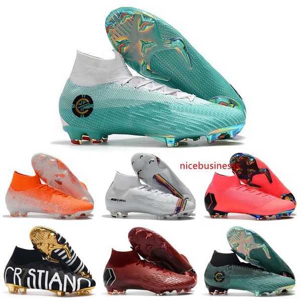mercurial superfly vi 360 elite fg kj 6 xii 12 soccer cleats mens women neymar cr7 high soccer shoes football boots 35-45 wholesale
mercurial superfly vi 360 elite fg kj 6 xii 12 soccer cleats mens women neymar cr7 high soccer shoes football boots 35-45 wholesale
