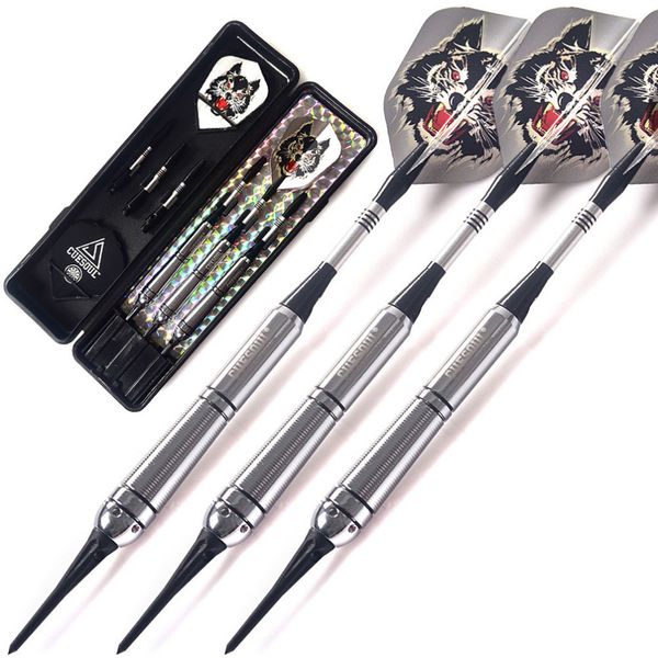 cuesoul professional electronic soft tip darts 18g with wolf dardos feather leaves fligths (the sky wolf series
cuesoul professional electronic soft tip darts 18g with wolf dardos feather leaves fligths (the sky wolf series
