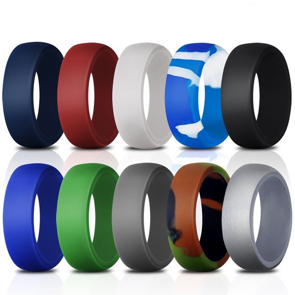 silicone wedding ring for men 8.7mm rubber wedding bands classic styles rubber rings fit for sports men jewelry, Silver
silicone wedding ring for men 8.7mm rubber wedding bands classic styles rubber rings fit for sports men jewelry, Silver