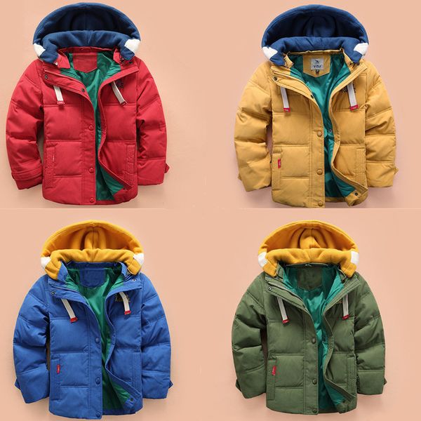 children's winter thick warm hooded long-sleeved jacket boy fashion down jacket detachable hat coat, Blue;gray
children's winter thick warm hooded long-sleeved jacket boy fashion down jacket detachable hat coat, Blue;gray