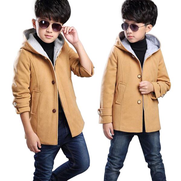 2019 new winter children's winter clothing wool coat boys solid color coat kids thick velvet plus jacket baby boys jacket, Blue;gray
2019 new winter children's winter clothing wool coat boys solid color coat kids thick velvet plus jacket baby boys jacket, Blue;gray