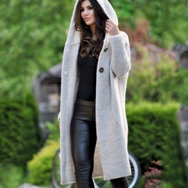 fashion hooded long sleeve jacket coat outerwear long knitted plus size 3xl fashion women knitted sweater casual cardigan, White;black
fashion hooded long sleeve jacket coat outerwear long knitted plus size 3xl fashion women knitted sweater casual cardigan, White;black