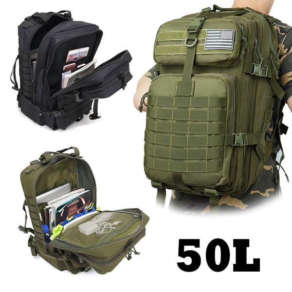 tactical backpack 50l large capacity army waterproof hiking camping rucksack bags men wear-resistant travel backpacks
tactical backpack 50l large capacity army waterproof hiking camping rucksack bags men wear-resistant travel backpacks